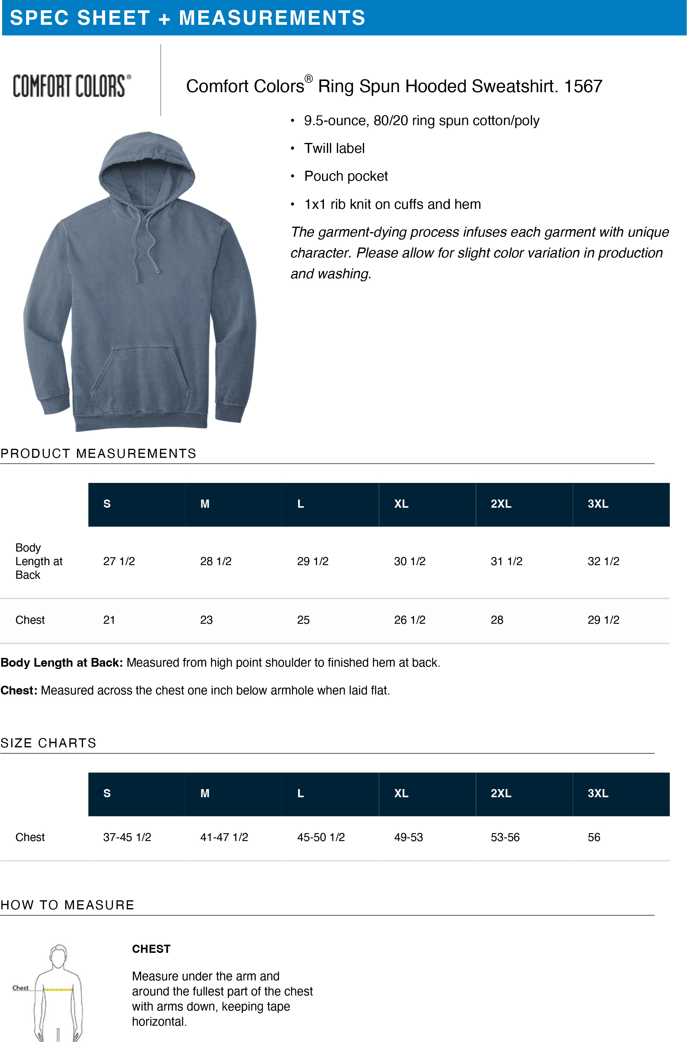 Embroidered Phillies Baseball Stitch Comfort Colors Sweatshirt