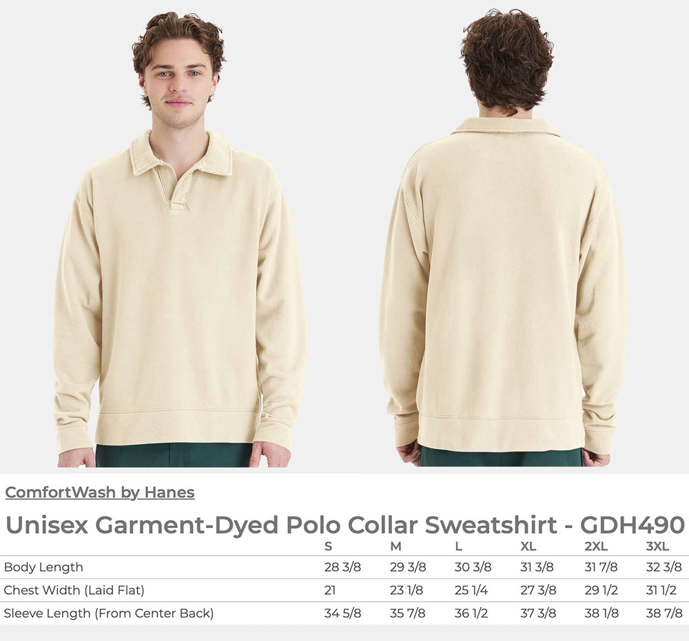 Embroidered Philadelphia Polo Collar Sweatshirt