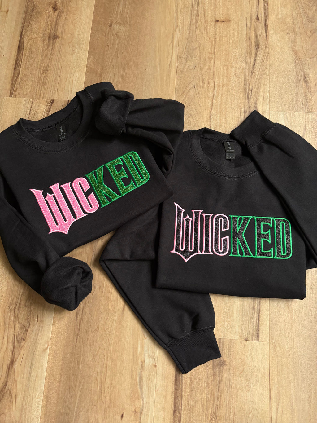 Glitter Embroidered Wicked Sweatshirt