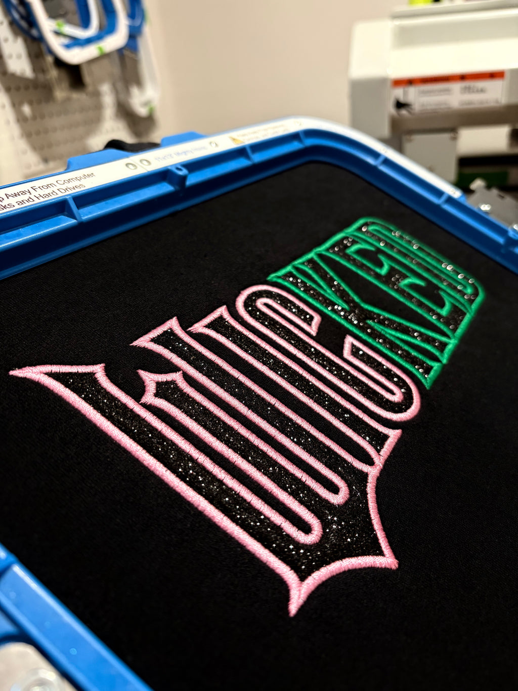 Glitter Embroidered Wicked Sweatshirt