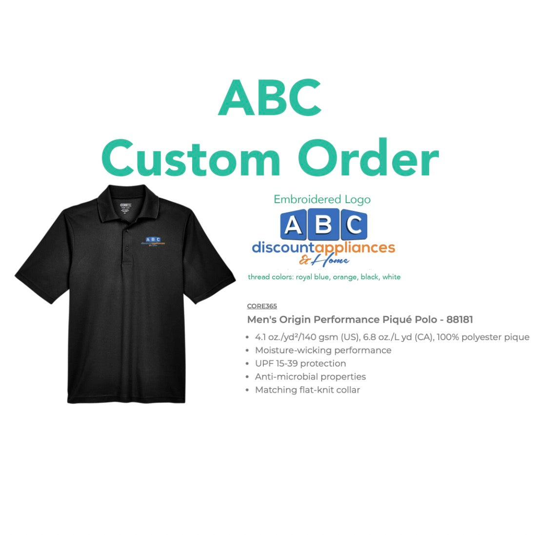 ABC Custom Order