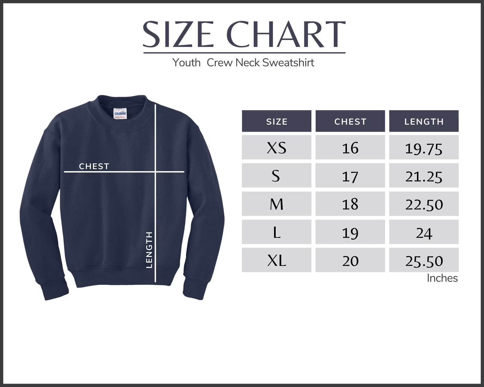 Summerville Presbyterian Church Crewneck Sweatshirt: Youth and Adult Sizes