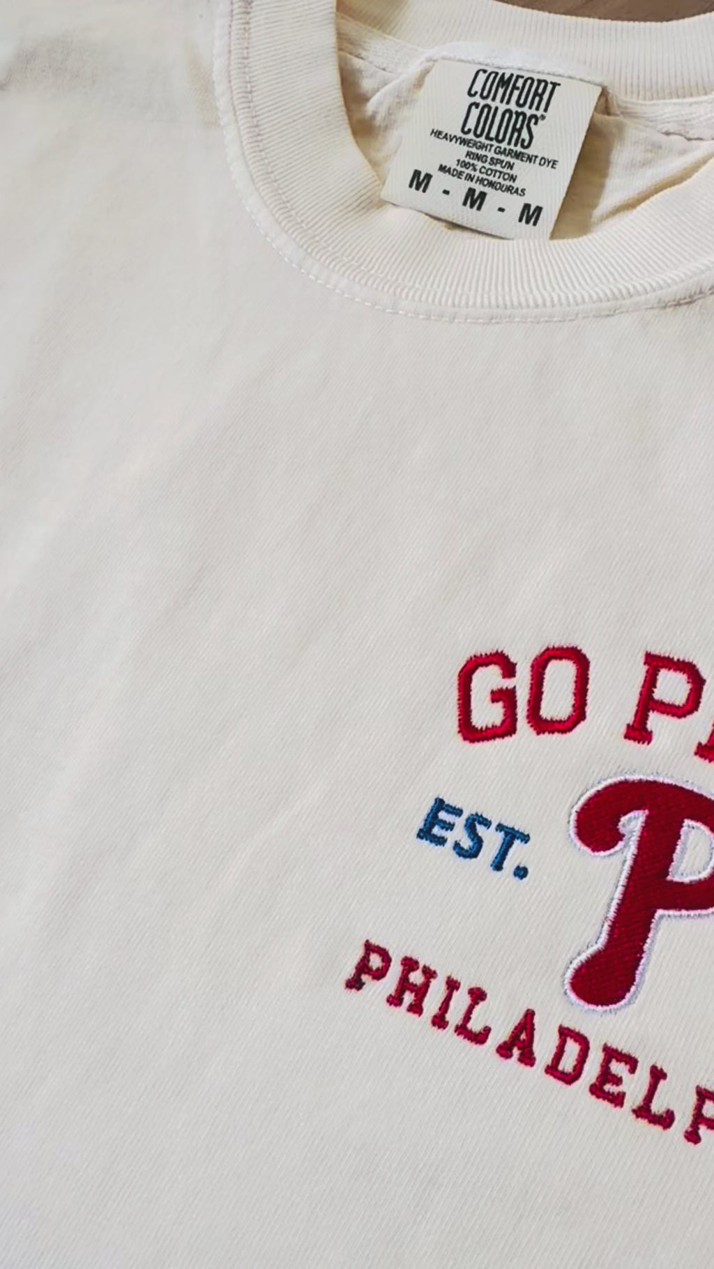 Phillies Comfort Colors Tshirt