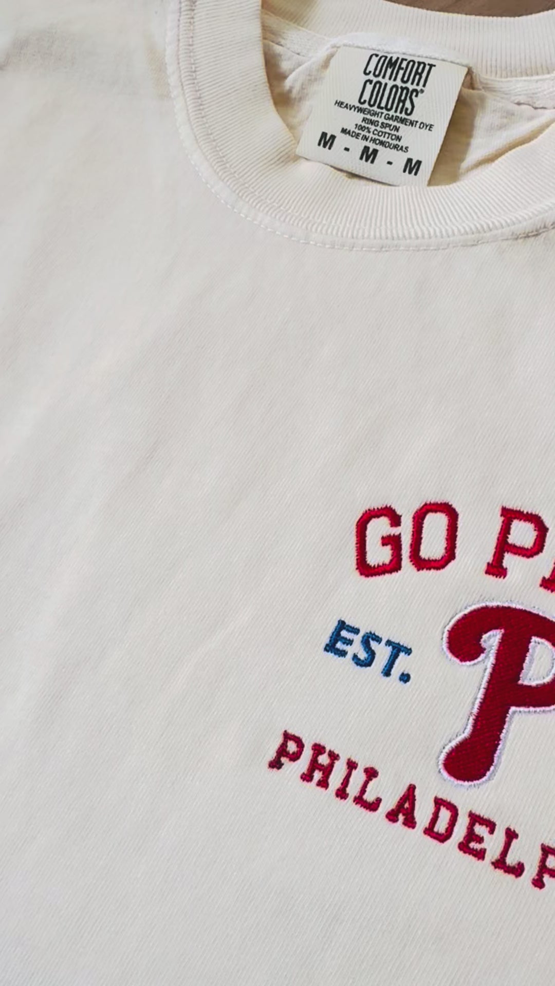 Phillies Comfort Colors Tshirt