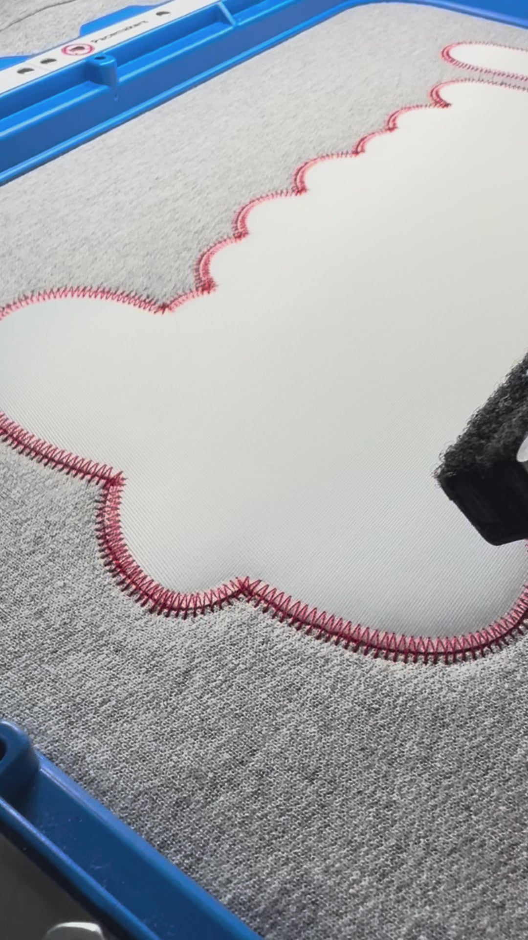 Embroidered Phillies Script Sweatshirt with Twill Applique