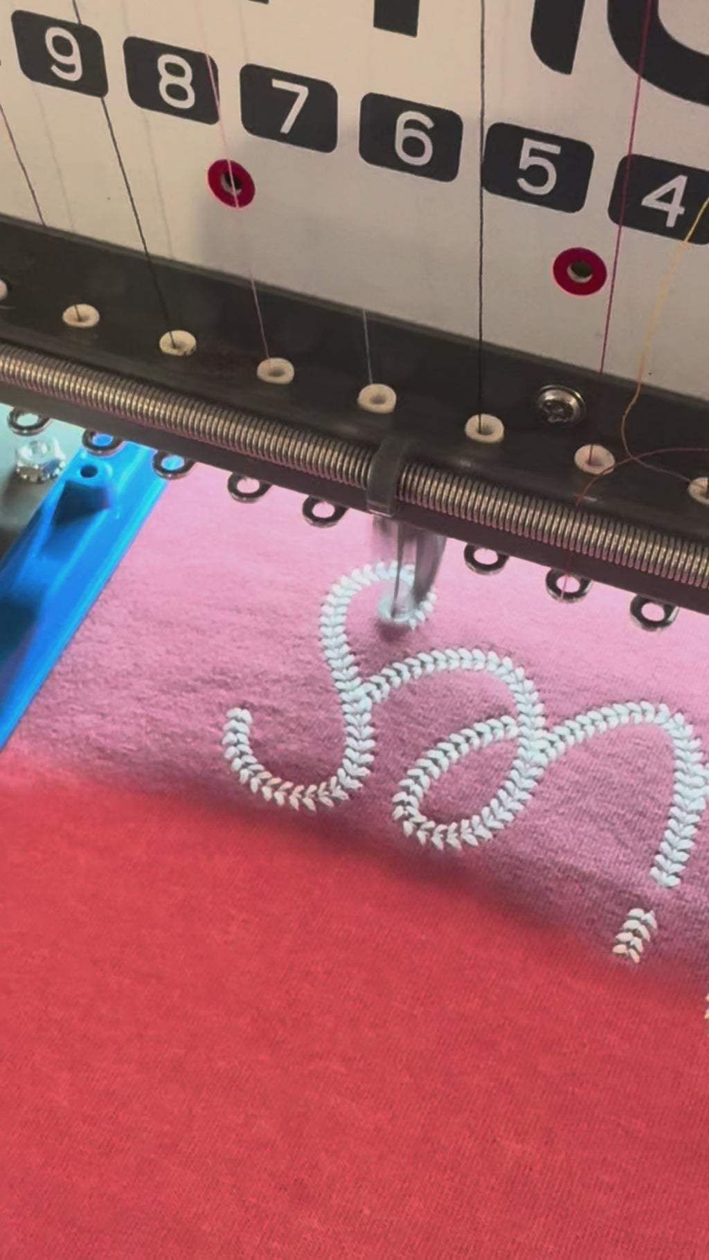 Embroidered Phillies Baseball Stitch Comfort Colors Sweatshirt